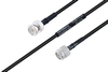 MIL-DTL-17 BNC Male to TNC Male Cable 36 Inch Length Using M17/28-RG58 Coax - PE3M0118-36 - Pasternack
