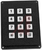 Keypad; 3 x 4 in.; Rear Panel; 2.800 in.; 12 VDC; 100 Ohms (Max.); Black - 70216624 - Allied Electronics, Inc.