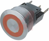 Switch, Pushbutton; Panel Mount; 5/3 A;Silver; -25 to degC - 70020832 - Allied Electronics, Inc.
