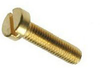 Slotted Cheese Head Machine Screws - Brass - Metric - DIN 84 - Image