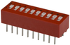 Switch, Dip, 10 Position, Spst, Recessed; No. Of Circuits Multicomp Pro - 74M3078 - Newark, An Avnet Company