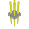 Headers, Male Pins - MTLW-102-08-G-D-235-ND - DigiKey