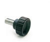 Plastic Fluted Grip Knobs with Stud by ELESA® - 34251 - Jergens, Inc.