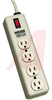 Strip, Power; 4; 6 ft.; UL Listed; Metal; 6 ft. - 70200237 - Allied Electronics, Inc.
