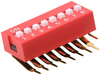 Dip Switch, 8Pos, Spst, Slide, Th; No. Of Circuits E-Switch - 15N7651 - Newark, An Avnet Company