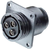 Circular Connector, Receptacle, 4 Position, Panel; Product Range Amp - Te Connectivity - 99W2270 - Newark, An Avnet Company