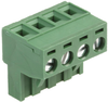 Terminal Block, Pluggable, 4Pos, 12Awg; Pitch Spacing Multicomp Pro - 64T3536 - Newark, An Avnet Company