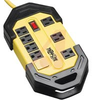 Surge Strip,Power It! Safety Strip w/8 Outlets,GCFI Plug,OSHA,Yellow,12ft cord -- 70101510