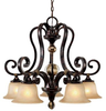 3966-D5 FB Mid. Chandeliers-Glass Down - 402547 - Capital Lighting, Inc.