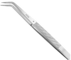 Excelta Three Star Utility Tweezers 24-6-SA - Stainless Steel Angled Broad Tip - 0.02 in Tip Width - 6 in Length - 0.02 in Thick - EXCELTA 24-6-SA - R. S. Hughes Company, Inc.