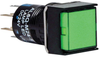 Pb Sw, Spdt, 1A, 120V, Solder/qc, Green; Product Range Idec - 15C0434 - Newark, An Avnet Company