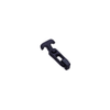 Flexible Draw Latch, Concealed Mount, Small, Rubber, Black - F7-51 - Southco