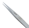 Excelta Two Star Utility Tweezers 1-SA-PI - Stainless Steel Straight Very Fine Point Tip - 4 1/2 in Length - EXCELTA 1-SA-PI - R. S. Hughes Company, Inc.
