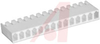 Connector; Receptacle; 14; Crimp; Locking Ramp; 180 deg; White; SL-156 Housings - 70083795 - Allied Electronics, Inc.
