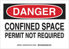Confined Space Sign - 126839 - Brady Corporation
