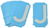 Brady Bradyglo Letter Label - Printed Msg = J - 6002-J - 754473-84050 - R. S. Hughes Company, Inc.