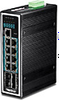 12-Port Hardened Industrial Gigabit PoE+ Layer 2+ Managed DIN-Rail Switch -- TI-PG1284i  (Version v1.0R) - Image