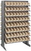 2 Side Sloped Rack, 16Shelves/128Bin, Iv; Shelving Unit Type Quantum Storage - 44AC6324 - Newark, An Avnet Company