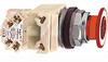 Pushbutton, Illum'd Red Mush, Maintained (Push/Pull), 1NO-1NC, 30mm, 10A, 600V -- 70060382