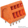 Terminal Block, Pcb, 4 Position, 28-20Awg; Pitch Spacing Wago - 28K9077 - Newark, An Avnet Company