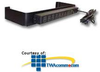 Chatsworth Products Stand-off Mount Power Strip 19".. -- 12817 - Image