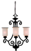 31145BLE-814 Mid. Chandeliers-Glass Up - 446645 - Capital Lighting, Inc.
