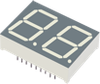 .8" DUAL RED LED DISPLAY - DA08-11EWA - Kingbright Corporation