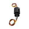 Electric-pneumatic hybrid slip ring 18 channels 5A electric and single channel pneumatic slip ring - Image