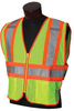 Jackson Safety Lime/Orange/Silver Medium to XL Polyester Mesh High-Visibility & Reflective Vest - 3 Pockets - 761445-01981 - 761445-01981 - R. S. Hughes Company, Inc.
