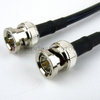 75 Ohm BNC Male to 75 Ohm BNC Male Cable 75 Ohm RG-59 Coax in 12 Inch and RoHS -- FMC0808059LF-12 - Image