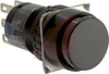Switch;NON-ILLUM.OILTIGHT ENCLOSURE(IP65)Momentary ACTION;ROUND LENS;DPDT;BLACK - 70173289 - Allied Electronics, Inc.
