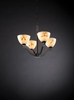 FAL-8970-35-DBRZ Mid. Chandeliers-Glass Up - 494945 - Capital Lighting, Inc.
