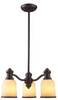 66172-3 Mid. Chandeliers-Glass Down - 690173 - Capital Lighting, Inc.