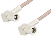 SMB Plug Right Angle to SMB Plug Right Angle Cable 72 Inch Length Using RG316 Coax, RoHS - PE3917LF-72 - Pasternack