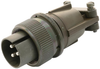 Circular Connector Plug, Size 16, 3 Position, Cable; Military Specification Amphenol Industrial - 27AC9415 - Newark, An Avnet Company