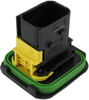 Plug Housing, 7Pos, Gf Pbt, Black; Product Range Te Connectivity - 43AC9705 - Newark, An Avnet Company