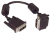 DVI-D Single Link LSZH DVI Cable Male / Male Right Angle, Bottom, 3.0 ft - MDA00039-3F - MilesTek Corporation