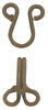 Fur Hooks & Eyes - Black - HE150BK - Cleaner's Supply, Inc.