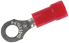 Terminal, Ring Tongue, #8, Crimp, Red; Stud Size - Metric Abb - Thomas & Betts - 31F109 - Newark, An Avnet Company