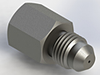 SAE 37 Degree Flare Adapter, Type CFJ4 -- CFJ4-4-SS