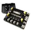 Littelfuse 880089 LX Series Power Distribution Module, 4 MIDI® Fuse Block, 60VDC, 350A, IP59K - 45976 - Waytek, Inc.