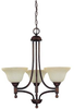 4353BB-257 Mid. Chandeliers-Glass Up - 785934 - Capital Lighting, Inc.