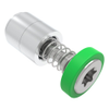 Captive Screw, M3 X 0.5, Press-in, TORX®, Smooth Green Knob - 52-36-53-4-014 - Southco