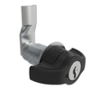 VISE ACTION® Compression Latch, Large Size, Wing, Zinc Alloy, Powder Coated, Black, 31 mm  Grip - E3-1251-085 - Southco