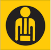 Brady B-302 Polyester Square Personal Protection Equipment (PPE) Sign - 2.25 in Width x 2.25 in Height - Laminated - 84554 - 754476-84554 - R. S. Hughes Company, Inc.