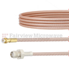 Snap-On MMBX Plug to SMA Female Cable RG316 Coax in 8 Inch - FMCA1429-8 - Fairview Microwave Inc.
