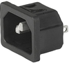 Iec C14 Inlet, 10A, 250Vac, Qc, Panel; Iec Connector Type Schurter - 32C5246 - Newark, An Avnet Company