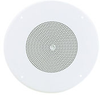 10oz Dual Cone Speaker/ 4 Watt Transformer (70.7/25V) White 62-8 Style Baffle - SD72W - Visual Sound, Inc.