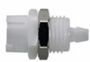 Coupling Body, Panel Mount, Valved, 3mm ID Tube, 10/pack -- GO-06363-63 - Image
