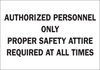 Brady B-120 Fiberglass Reinforced Polyester Rectangle White Restricted Area / No Trespassing Sign - 20 in Width x 14 in Height - 70846 - 754476-70846 - R. S. Hughes Company, Inc.